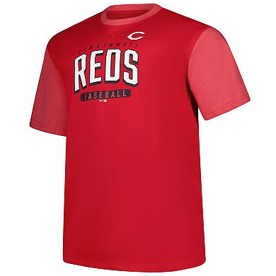 Men's�Profile Elly De La Cruz Red Cincinnati Reds Big & Tall Name & Number T-Shirt