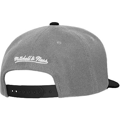 Unisex Mitchell & Ness Gray Miami Marlins Basic Coop Pro Adjustable Hat