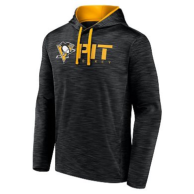 Men's Black Pittsburgh Penguins Head Start Pullover Hoodie