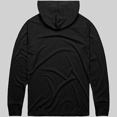 Men's Homage Charcoal San Francisco Giants Lightweight Raglan Tri-Blend Pullover Hoodie