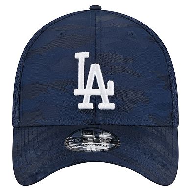 Men's New Era Navy Los Angeles Dodgers Subtle Camo 39THIRTY Flex Hat