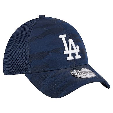 Men's New Era Navy Los Angeles Dodgers Subtle Camo 39THIRTY Flex Hat