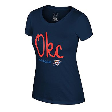 Women's�Stadium Essentials Navy Oklahoma City Thunder 3rd Quarter T-Shirt