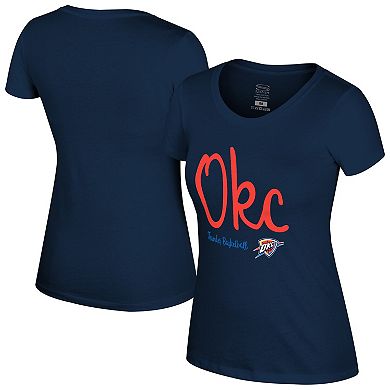 Women's�Stadium Essentials Navy Oklahoma City Thunder 3rd Quarter T-Shirt
