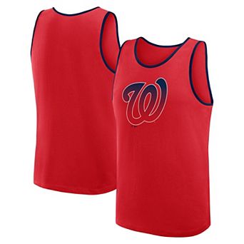 Men's Red Washington Nationals Unmatched Success Tank Top