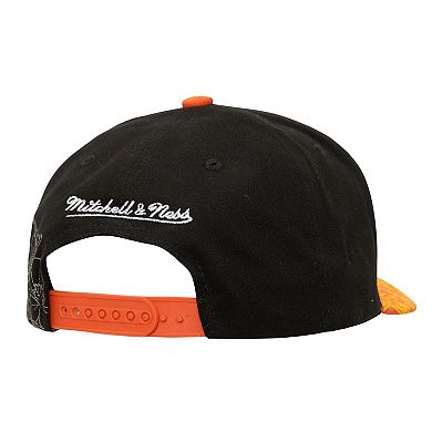 Men's Mitchell & Ness Black Philadelphia Flyers May Flowers Pro Crown Snapback Hat