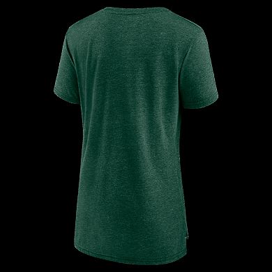 Women's Green Minnesota Wild Reign Supreme Tri-Blend T-Shirt