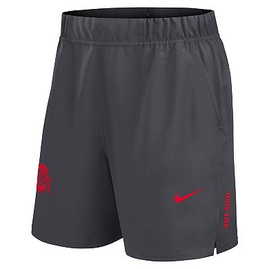 Men's Nike Charcoal Ohio State Buckeyes Primetime Woven Victory Performance Shorts