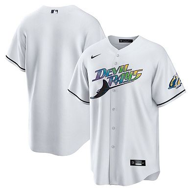 Men's Nike White Tampa Bay Rays Home Replica Team Jersey