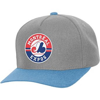 Unisex��Mitchell & Ness Gray Montreal Expos Basic Coop Pro Adjustable Hat