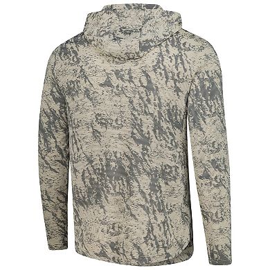 Men's Levelwear Tan Milwaukee Brewers Insignia Lightweight Long Sleeve Hooded T-Shirt