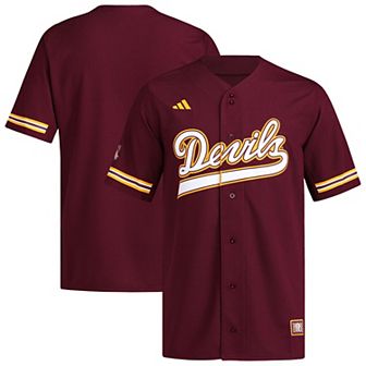 Men's�adidas Maroon Arizona State Sun Devils Reversible Retro Full-Button Baseball Jersey