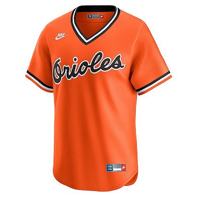 Men's Nike Orange Baltimore Orioles Throwback Cooperstown Collection Limited Jersey