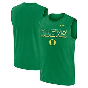Men's Nike Green Oregon Ducks Primetime Tricode Legend Performance Tank Top