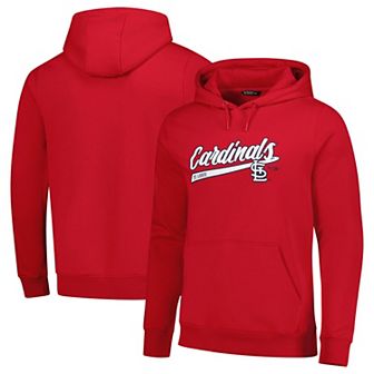 Men's�Levelwear Red St. Louis Cardinals Podium Fleece Pullover Hoodie