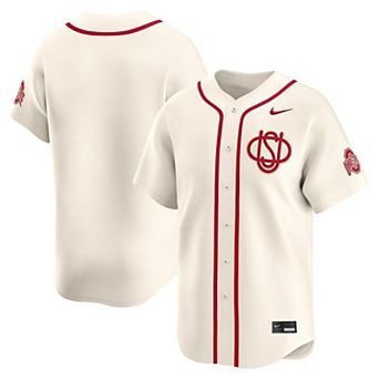 Men's�Nike Cream Ohio State Buckeyes Limited Alternate Wordmark Jersey