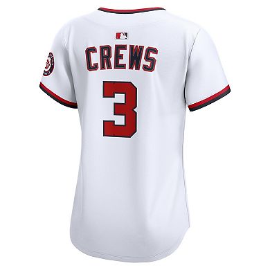 Women's Nike Dylan Crews White Washington Nationals Home Limited Player Jersey