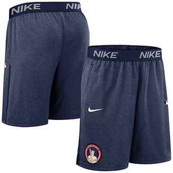Men's Nike Navy Cleveland Guardians Authentic Collection City Connect Performance Knit Shorts