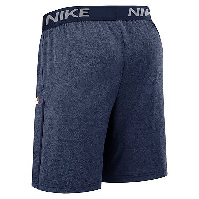 Men's Nike Navy Cleveland Guardians Authentic Collection City Connect Performance Knit Shorts