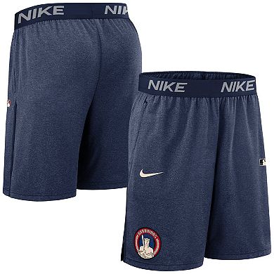 Men's Nike Navy Cleveland Guardians Authentic Collection City Connect Performance Knit Shorts