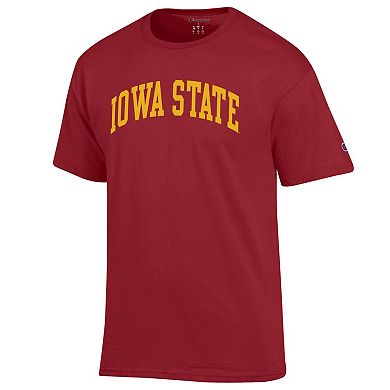 Men's Champion Cardinal Iowa State Cyclones Basic Arch T-Shirt