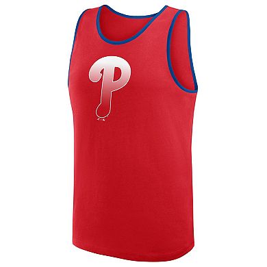 Men's Red Philadelphia Phillies Unmatched Success Tank Top
