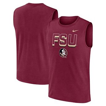 Men's Nike Garnet Florida State Seminoles Primetime Tricode Legend Performance Tank Top