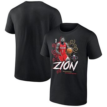 Men's Zion Williamson Black New Orleans Pelicans Competitor T-Shirt