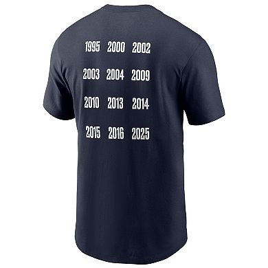 Men's Nike Navy UConn Huskies 12-Time NCAA Women's Basketball National Champions T-Shirt