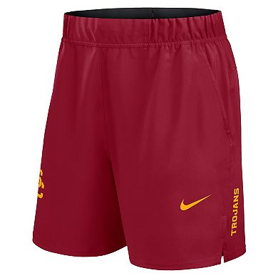 Men's Nike Cardinal USC Trojans Primetime Woven Victory Performance Shorts