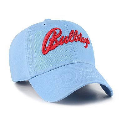 Men's '47 Light Blue Fresno State Bulldogs Vault Clean Up Adjustable Hat