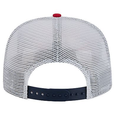 Men's New Era Los Angeles Angels Tie-Dye Golfer Trucker Adjustable Hat