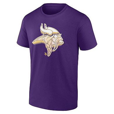 Men's Purple Minnesota Vikings Chrome Dimension T-Shirt