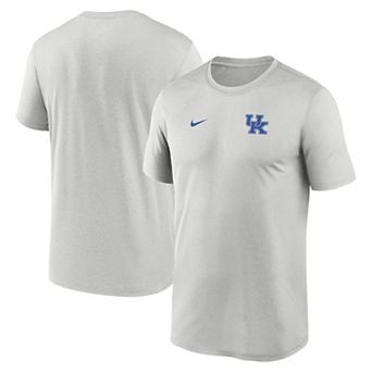 Men's Nike Gray Kentucky Wildcats 2025 Sideline Small Logo Legend Performance T-Shirt