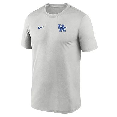 Men's Nike Gray Kentucky Wildcats 2025 Sideline Small Logo Legend Dri-FIT T-Shirt