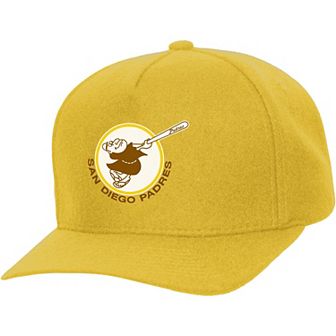 Unisex��Mitchell & Ness Yellow San Diego Padres Basic Coop Pro Adjustable Hat
