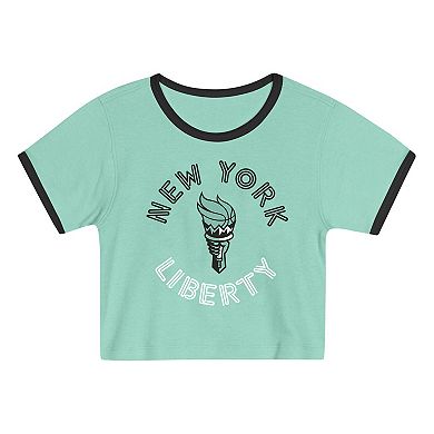 Toddler Outerstuff Mint New York Liberty Double Run T-Shirt & Shorts Set