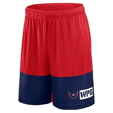 Men's Logo Athletic Red Washington Capitals Best of the Best Shorts