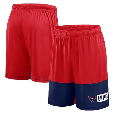 Men's Logo Athletic Red Washington Capitals Best of the Best Shorts