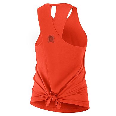 Women's Nike Orange Cincinnati Bengals Glory Crisscross Performance Tank Top