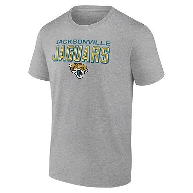 Men's Heather Gray Jacksonville Jaguars Swagger T-Shirt