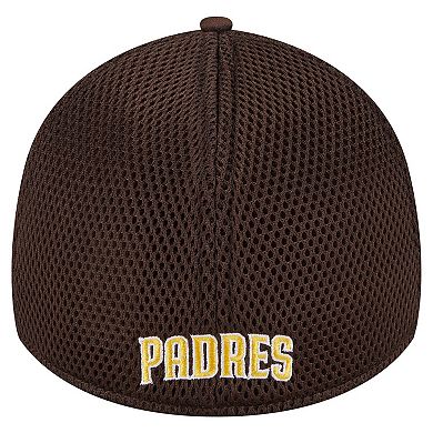 Men's New Era Dark Brown San Diego Padres Subtle Camo 39THIRTY Flex Hat
