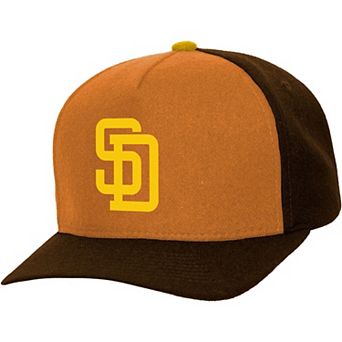 Unisex��Mitchell & Ness Brown San Diego Padres Basic Coop Pro Adjustable Hat