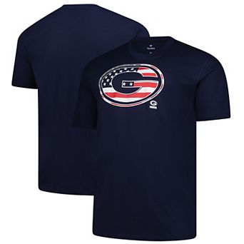 Men's�Fanatics Navy Green Bay Packers Big & Tall Americana T-Shirt