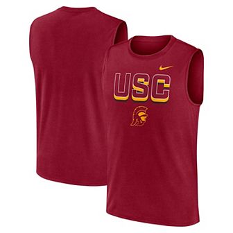 Men's Nike Cardinal USC Trojans Primetime Tricode Legend Performance Tank Top