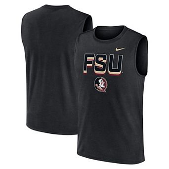 Men's Nike Black Florida State Seminoles Primetime Tricode Legend Performance Tank Top