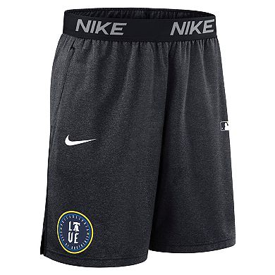 Men's Nike Black Philadelphia Phillies Authentic Collection City Connect Performance Knit Shorts