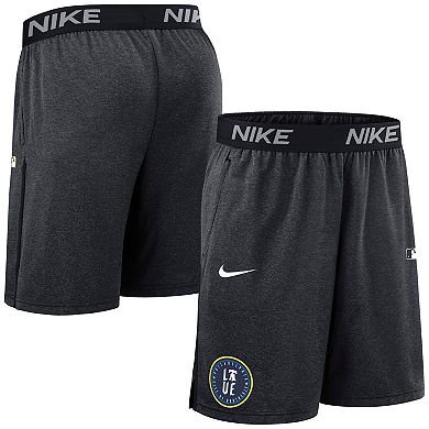 Men's Nike Black Philadelphia Phillies Authentic Collection City Connect Performance Knit Shorts