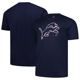 Men's�Fanatics Navy Detroit Lions Big & Tall Americana T-Shirt