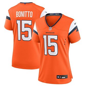 Women's Nike Nik Bonitto Orange Denver Broncos Team Game Jersey
